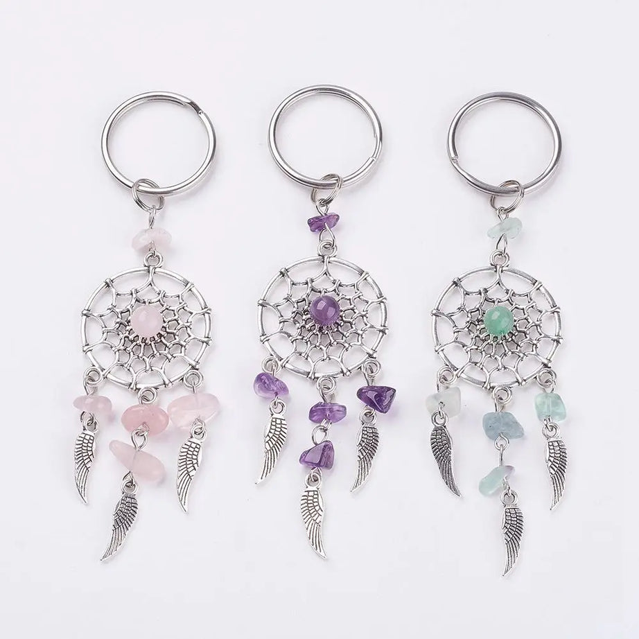 Dream Catcher Boho Keychain