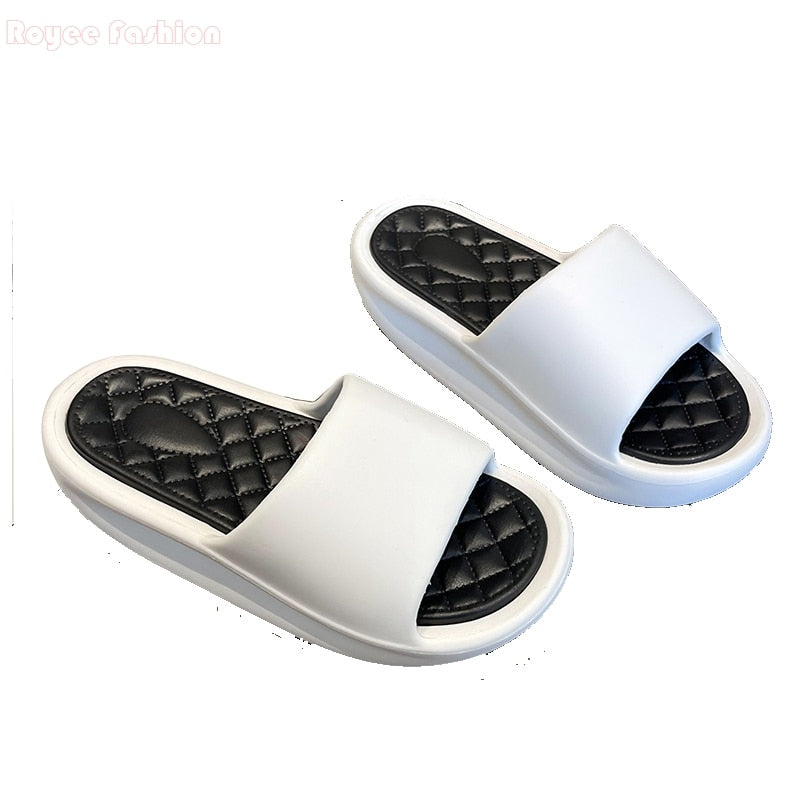 Sandals Women 2022 Flip Flops House Slippers Women Sandals Beach Bubble Slides Women Shoes for Women Cloud Slippers chanclas muj - Charlie Dolly