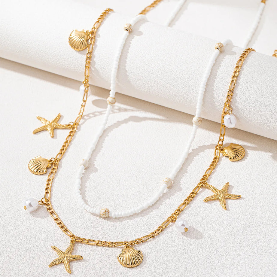 Tassel Starfish Shell Boho Body Chain