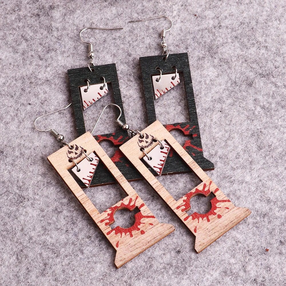New Halloween Big Plasma Blood Bag Acrylic Drop Earrings for Women Creative Gothic Blood Pack Long Earring Vampire Jewelry Gifts - Charlie Dolly