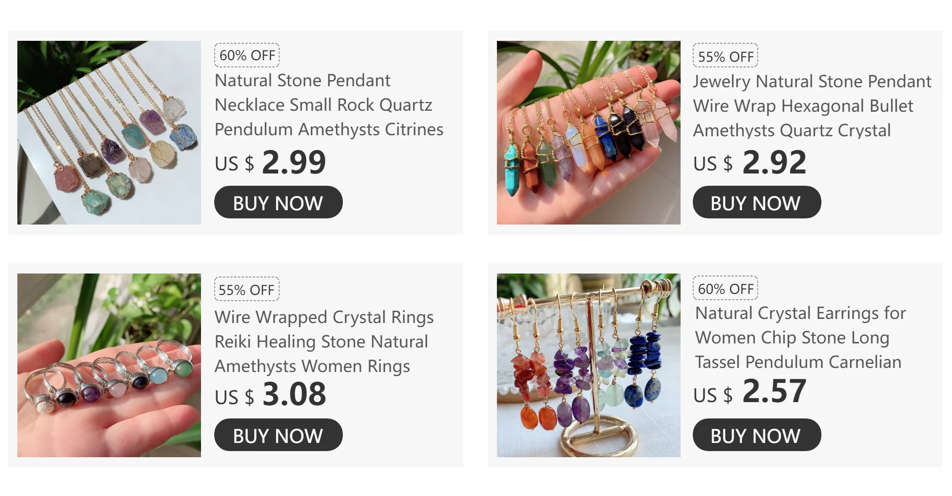 50mm Large Natural Stone Earrings for Women Ear Ring Agates Crystal Gold Plated Stainless Steel Circle Hoop Earring Boho Jewelry
