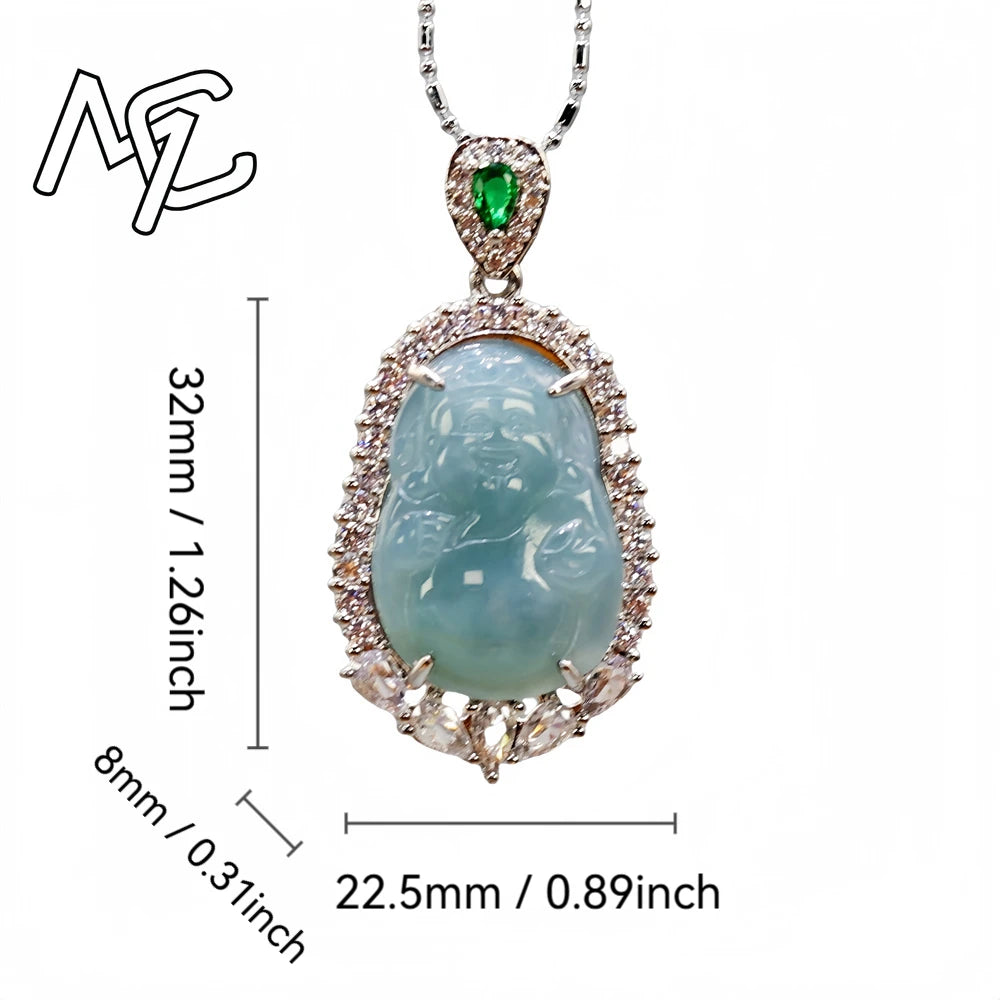 925 Silver Inlay Burmese Jade Adjustable Flower Gourd Butterfly Pendant Ring Emerald Rose Natural Green Women Jewelry Customized