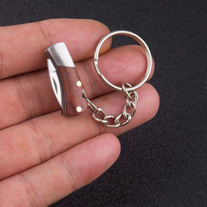 Mini Folding Knife Acrylic Sharp Edc Self-Defense Small Blade Cs Go Portable Keychain Hanging Outdoor Camping Unboxing Knife Hot - Charlie Dolly