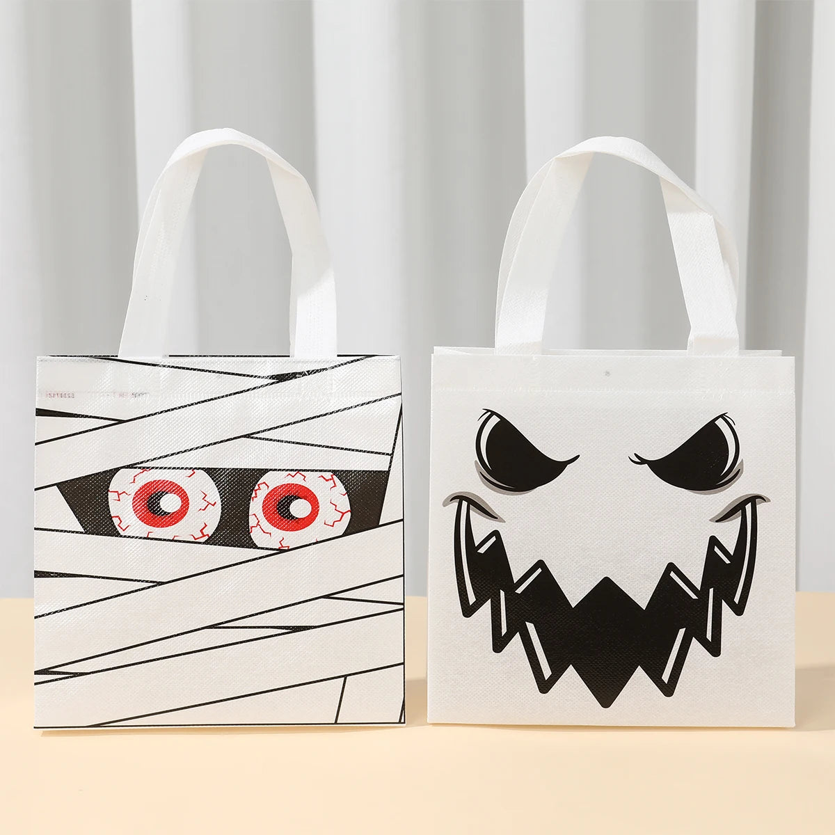 Halloween non-woven bag Halloween Party Decor For Home 2024 Trick or Treat for Kid Toys Favor Halloween Party Supplies Favor - Charlie Dolly