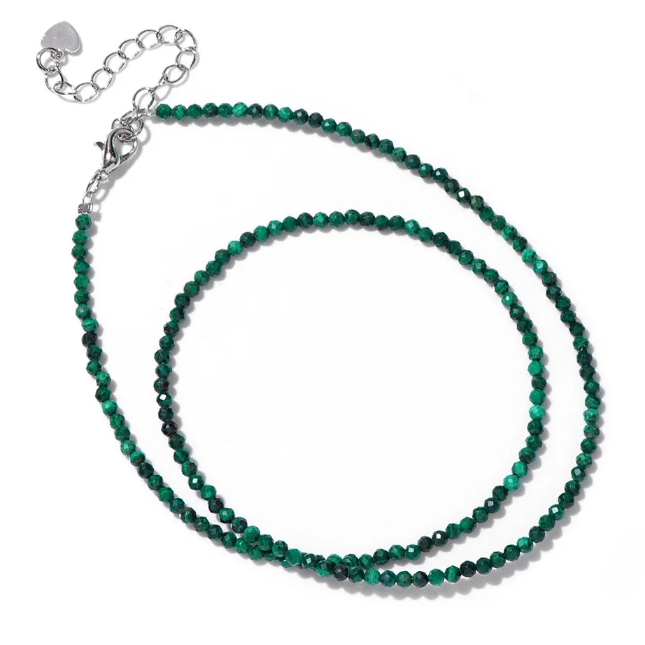 Crystal Stone Beaded Necklace