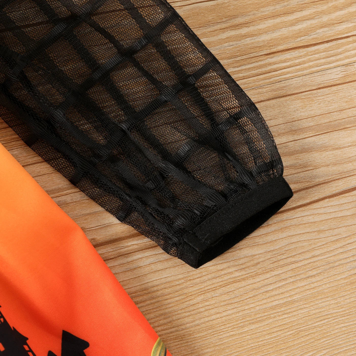 Halloween Toddler/Kid Girl Dress PatPat Pumpkin Print Mesh - Charlie Dolly