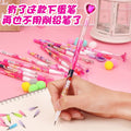 3Pcs Set Barbie Mechanical Pencil Anime Kawaii Students Stationery Pen Writing Hb Pencil Office Free Sharpener Press Pencil Gift - Charlie Dolly