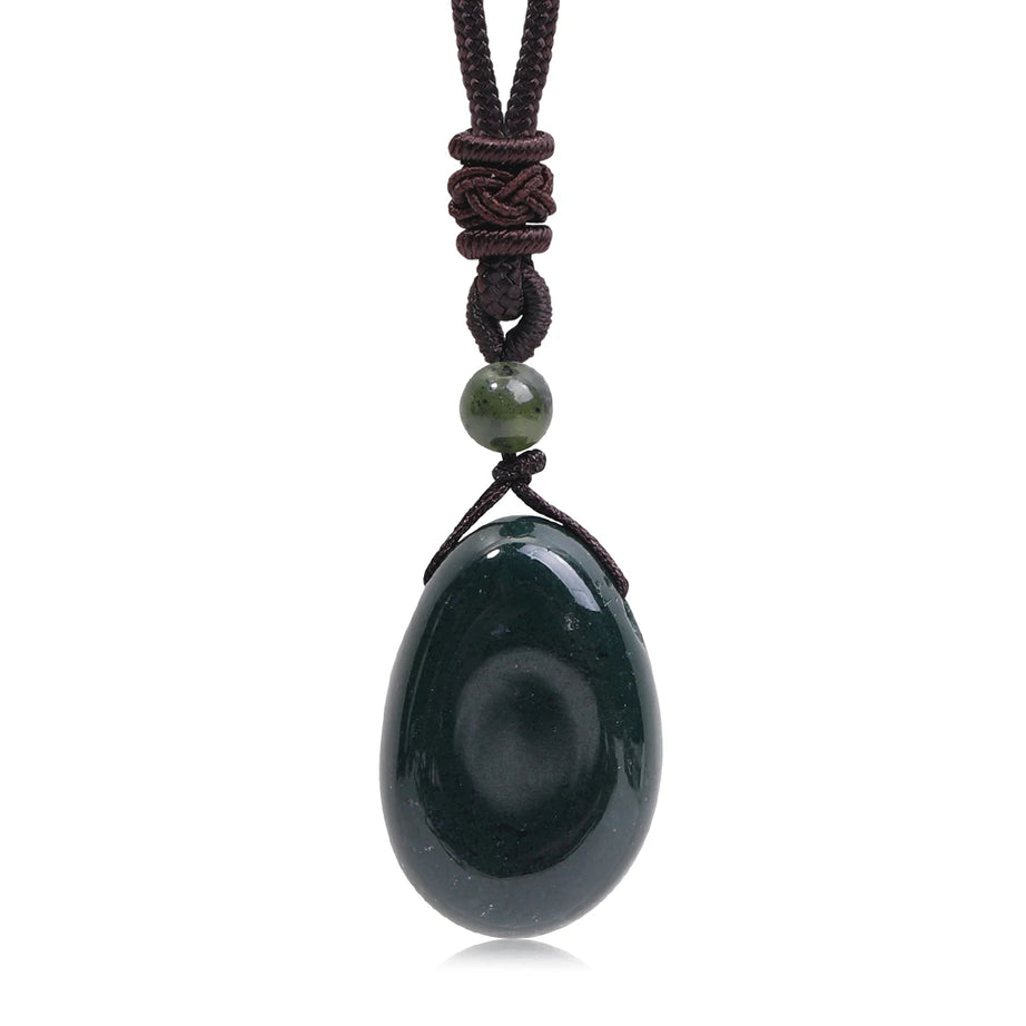 Water Droplet Crystal Pendant, Natural Stone Spiritual Necklace