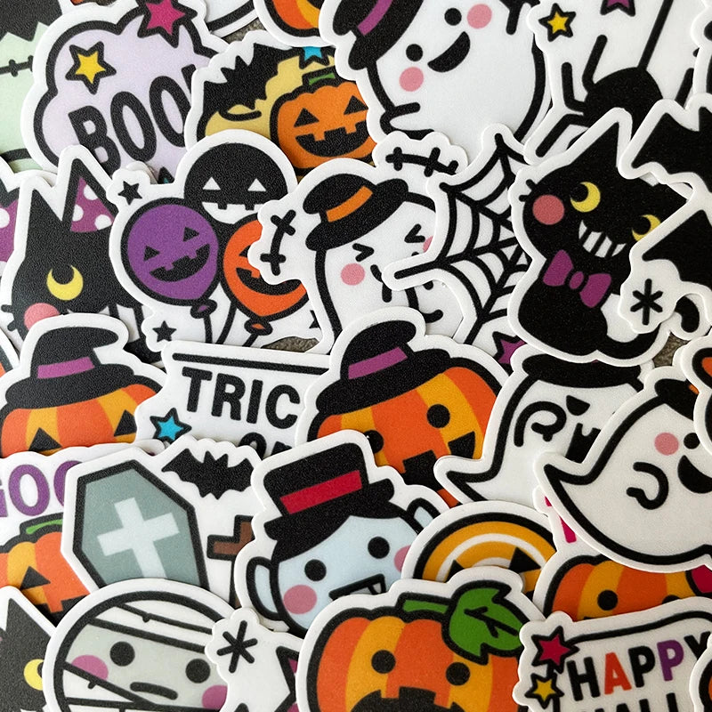 40pcs Stickers Pumpkin Ghost Skull Spider Notebooks, Laptop Holiday Party Halloween  Stickers For Teens Girls Boys Kids - Charlie Dolly