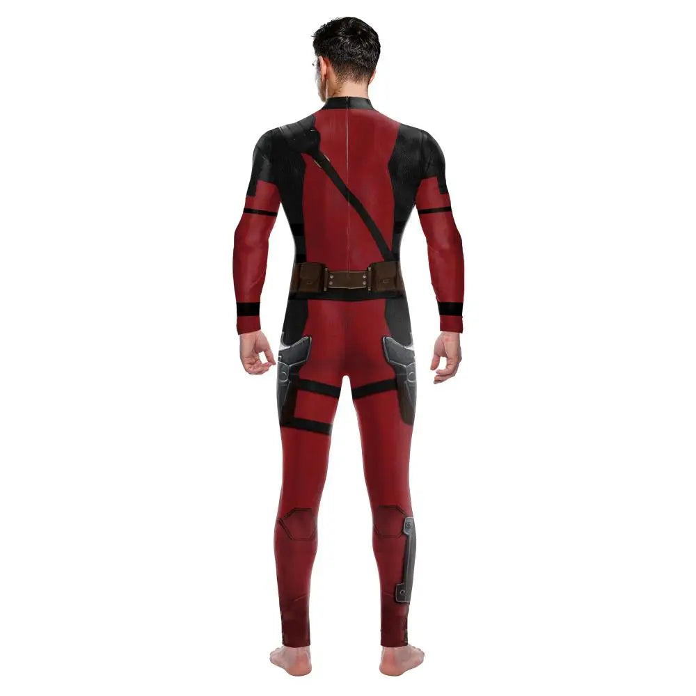 VIP FASHION Wolverine Deadpool Costume Family Matching Suit Adult Kid Zentai Bodysuit Halloween Jumpsuit Movie Fancy Party Wear - Charlie Dolly