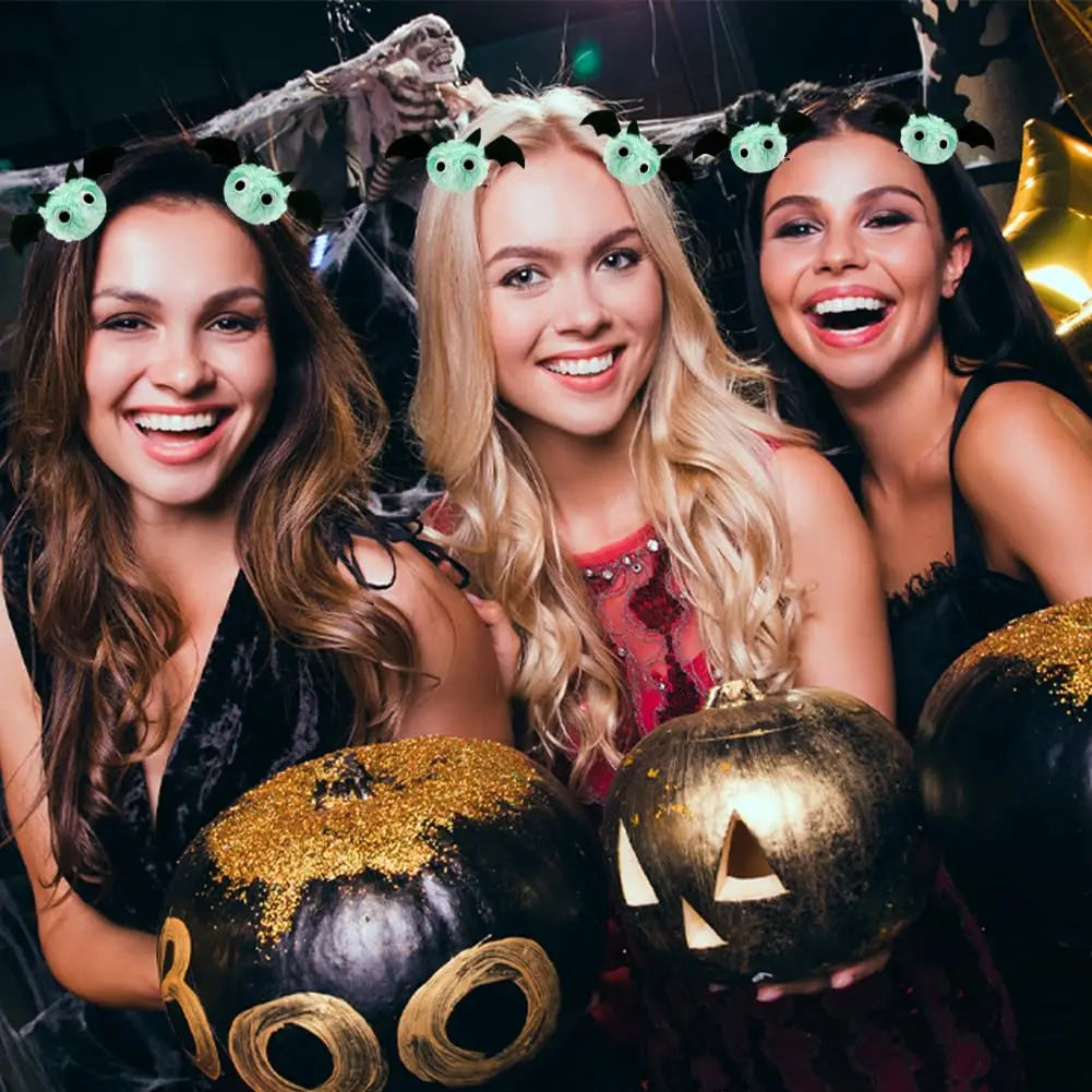 Halloween Plush Bat Hair Clip Plush Crocodile Clip Girl Children's Party Role Playing Decoration Gothic Gift Accessories - Charlie Dolly