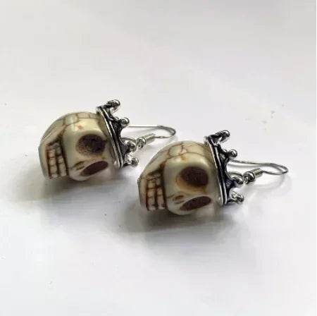 Goth Sun Ghost Star Ghost Earrings Halloween Handmade Earrings Resin Gothic Punk Style Horror Woman Witches Jewelry Dangle Gift - Charlie Dolly