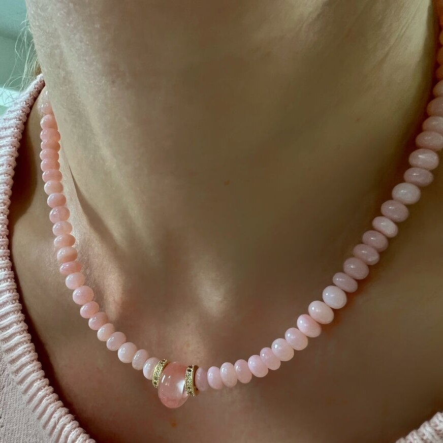 Summer Fashion Classic Irregular Green Shell Stone Short Necklace OT Button Copper Alloy Sea Shell Pendant Beach Choker Gift - Charlie Dolly