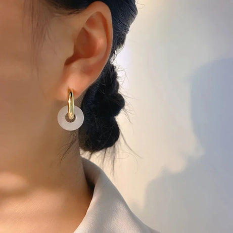 Turquoise Hoop Earrings