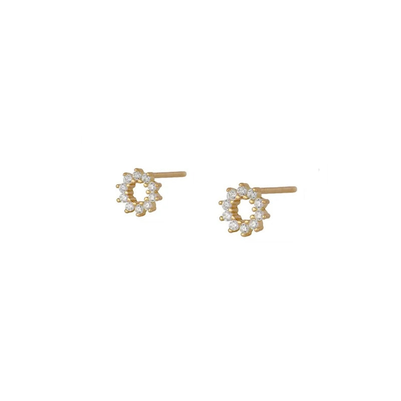 ISUEVA Gold Plated Hoop Earrings Set for Women Retro Boho Piercing Ear Cuffs Stud Drop Dangle Earrings 2023 Jewelry Accessories