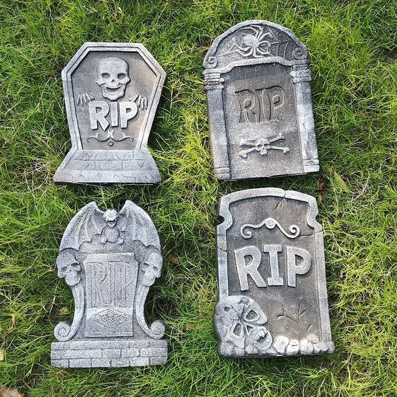 Halloween Decoration Foam Tombstone Ghost Festival Home Haunted House Bar Scene Layout Props Kids Adults Happy Halloween Supplie - Charlie Dolly