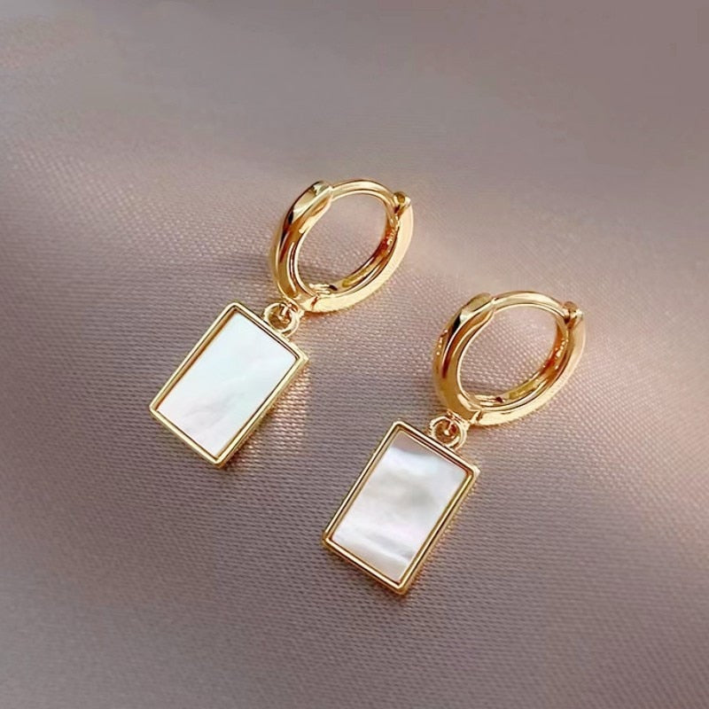 Korean  Simple Temperament Circle Pearl Earrings Fashion Small Versatile Earrings Women's Jewelry - Charlie Dolly
