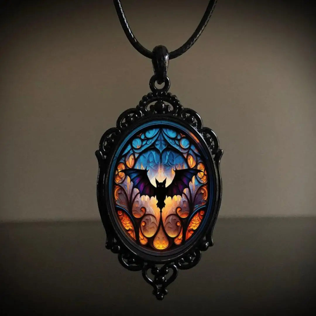 2024 Vintage Gothic Halloween Pendant Necklace Jewelry Gift Manufacturer Wholesale Direct Sales - Charlie Dolly