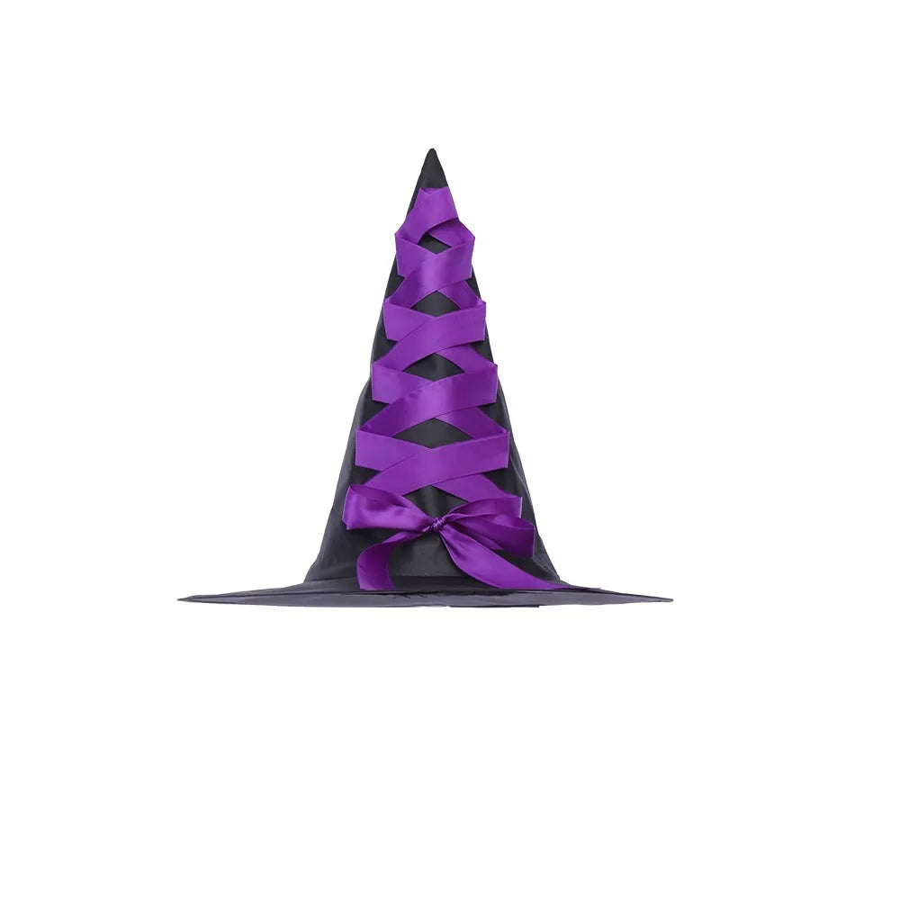 Halloween New Witch Dress Cosplay Costume Dress for Girl Carnival Party Dress Hat Broom Fancy Clothes Suit - Charlie Dolly
