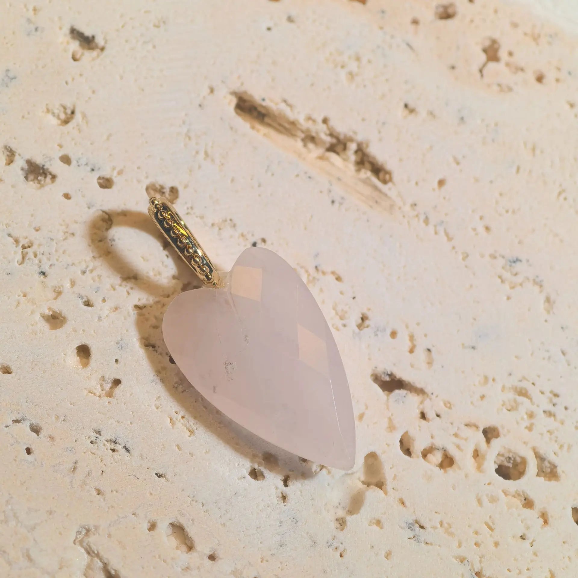 1pc Heart Shape Natural Stone Amethyst Lapis Lazuli Pendants Faceted Natural Stone Charms DIY Necklace Earring Accessories