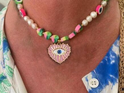 Boho Classic Vintage Jewelry Necklace For Woman heart shell Turkish Eyes Accessories Short Choker Fashion Charm - Charlie Dolly