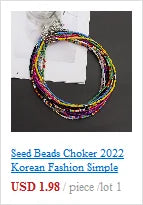 Natural Shell Beads Necklace Korean Fashion Heart Boho Polymer Clay Choker Colorful Pendant Summer Neck  Handmade Female Jewelry