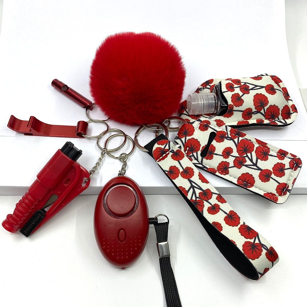 Self Defense Keychains Set Outdoor Knuckles Kit Self-Defense Wholesale Bulk Custom Accessories Defensive For Women Kid Girl - Charlie Dolly