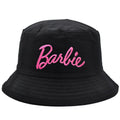 Fashion Barbie Fisherman Hat Kawaii Girls Embroidery Letter Women Outdoor Sunscreen Cap Summer Casual Beach Sunshade Caps Gifts - Charlie Dolly