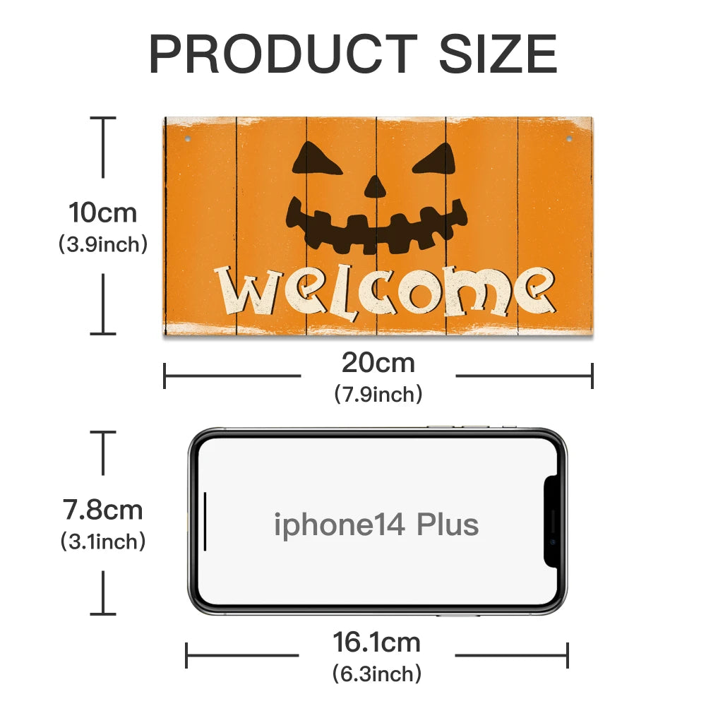 Putuo Decor Halloween Wooden Hanging Pendant Door Sign Pumpkin Ghost Bat Swith Greeting Doorplate Wood Crafts Happy Halloween Da - Charlie Dolly