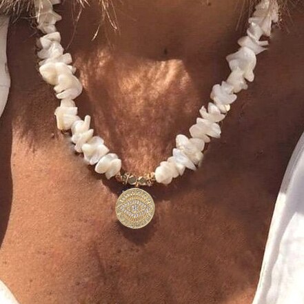 Collar Handmade Choker Man Women Minimalist Mix De Colares Rebeca E Diana Stone Ladies Fashion Jewelry necklace Creative Gift - Charlie Dolly