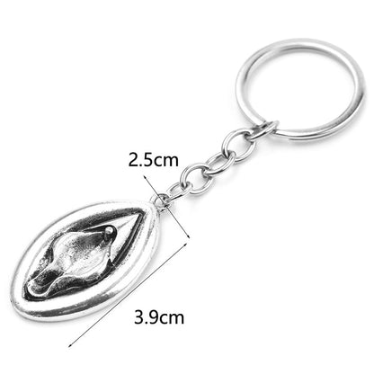 Orgasm Keychain Woman Genitalia Key Chain Keyring Individual Keychains Men Woman Gifts Creative Car Bag Key Ring