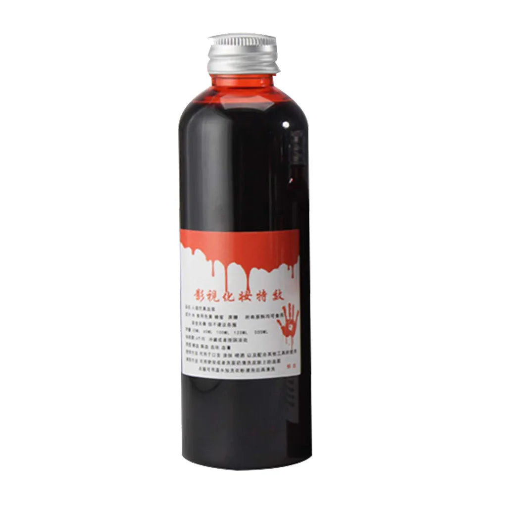 1 Bottles Halloween Emulation Fake Props Makeup Blood 30-100ml Blood Whole Cosplay Prank Props Makeup Person Plasma Fake 2024 - Charlie Dolly