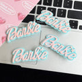 Barbie Letter Sweet Cool Side Clip Cartoon Princess Ins Fashion Hair Clip Girl Heart Student Hair Accessories Hairpin Gift Toys - Charlie Dolly