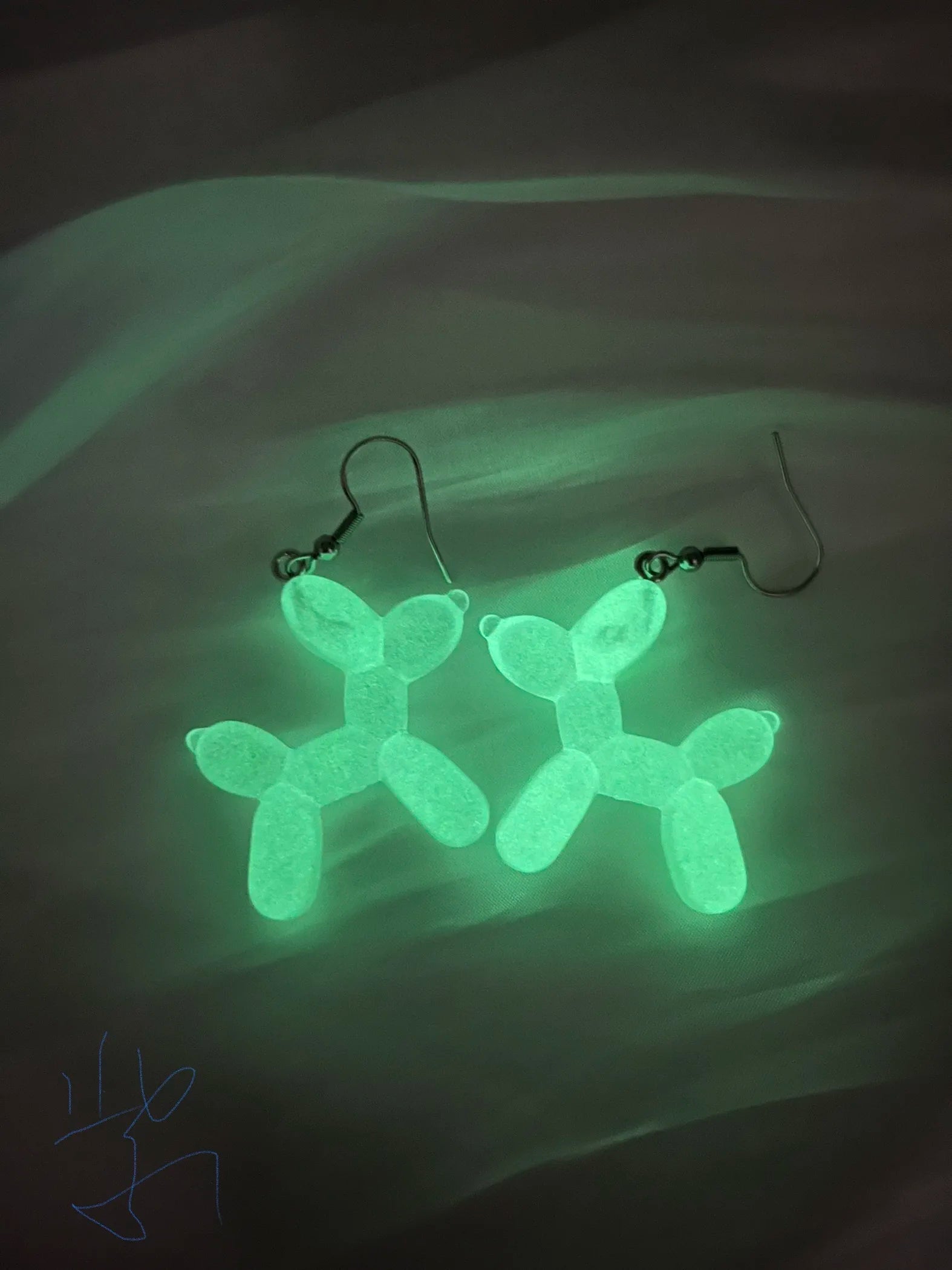 Ghost in Bottle Earrings Glow in the Dark Ghost Dangle Earrings Luminous Halloween Jewelry for Women and Girl - Charlie Dolly