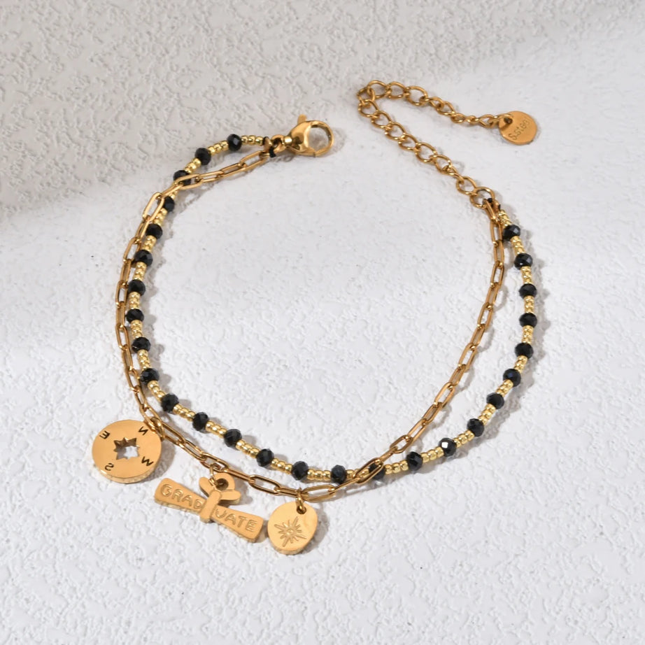 Evil Eye & Hamsa Hand Boho Bracelet