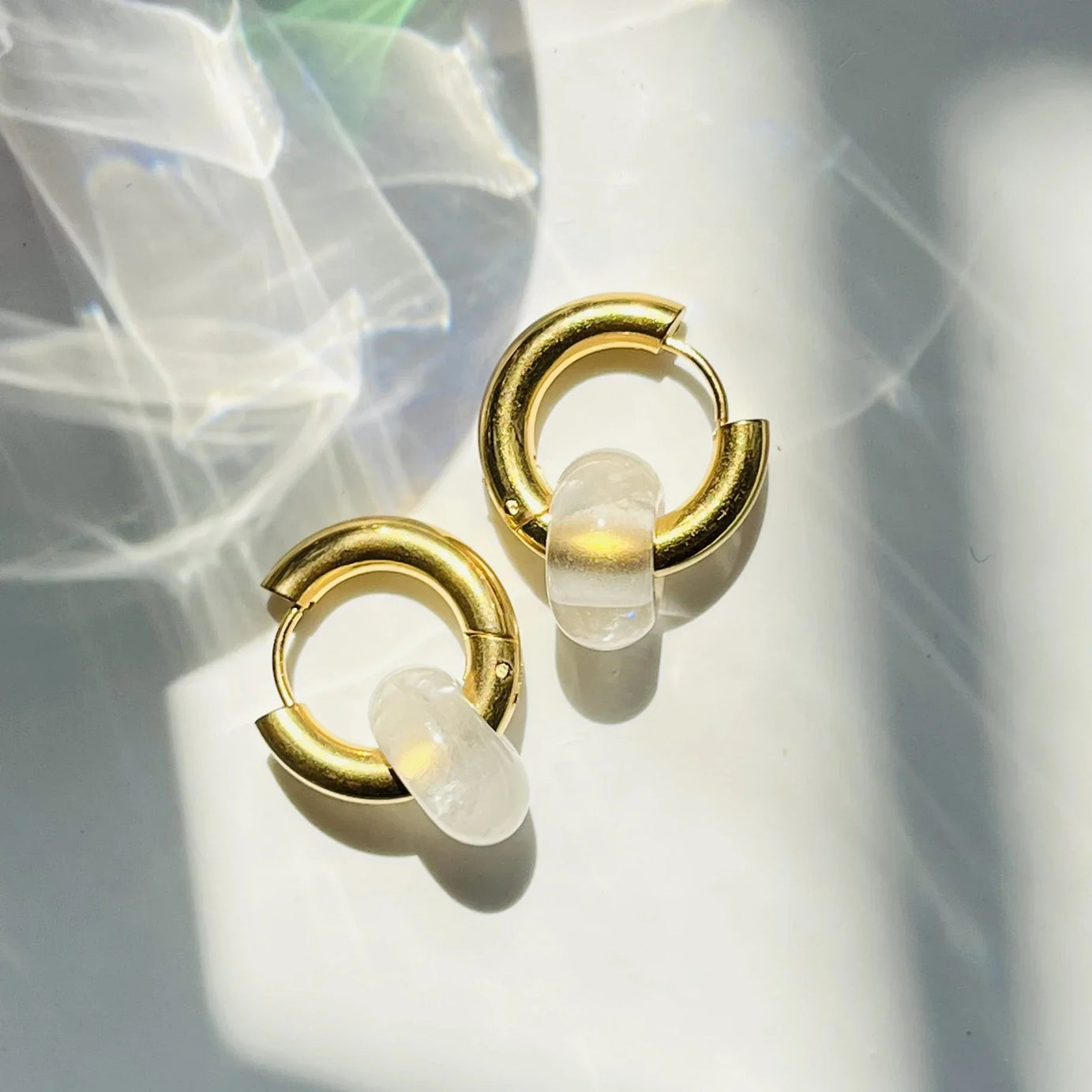 Turquoise Hoop Earrings
