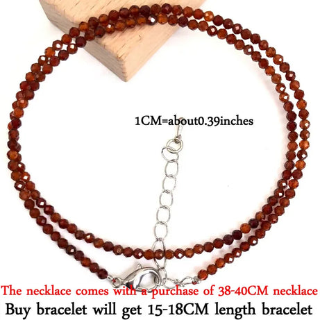 2025 New Boho Exquisite 2mm Natural Stone Necklace Small Chain Ladies Fashion Bracelet Accessories Charm Jewelry Accessorie - Charlie Dolly