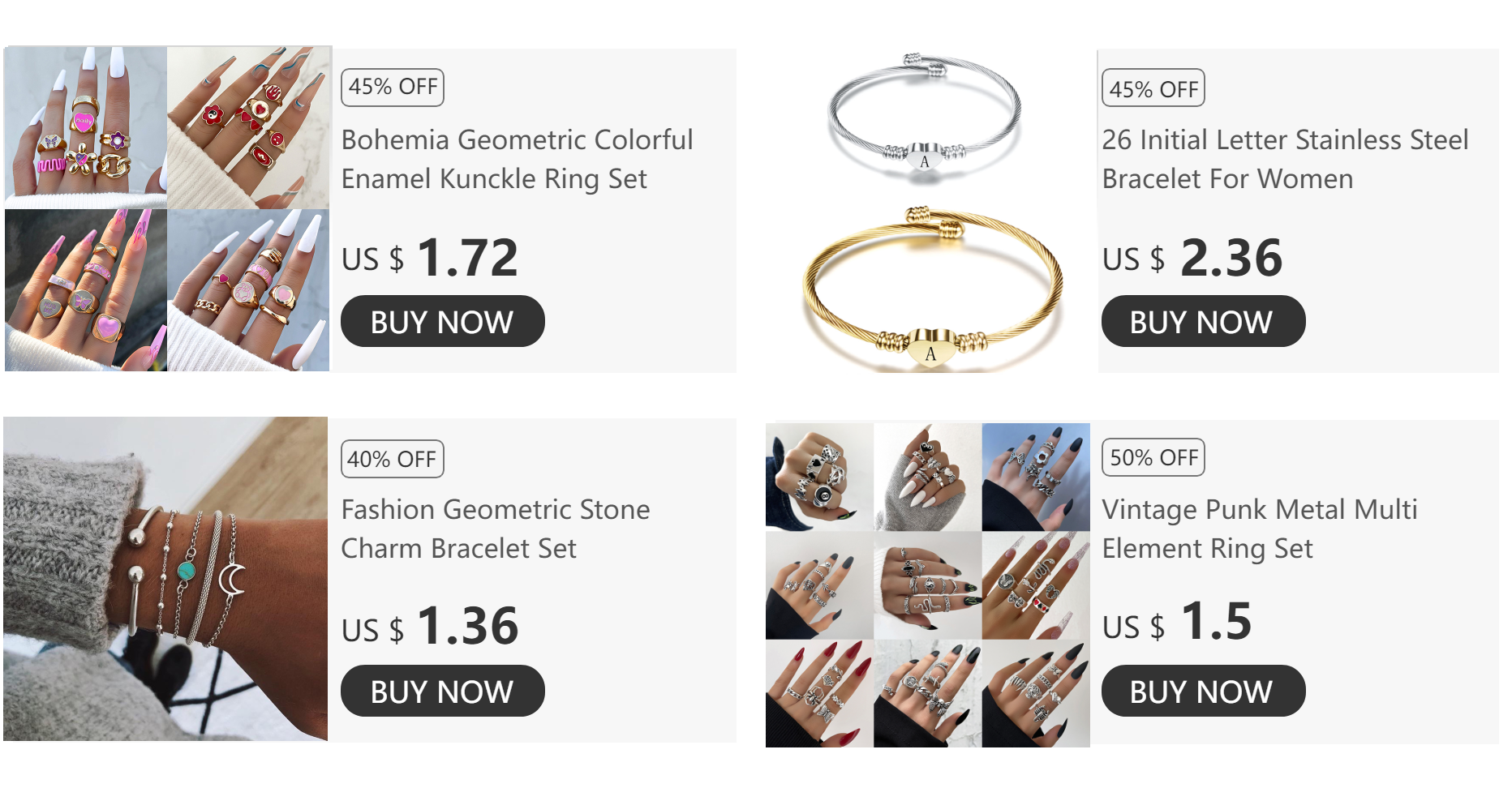 Boho Bangle For women Turtle Elephant Heart Shell Star Moon Bow Arrow Map Crystal Charm Bead Bracelet Set Bohemian Jewelry