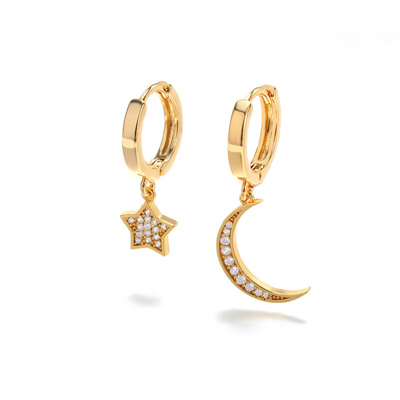 Imitation Pearl Earrings Women Fashion Snowflake Crystal Earrings Charm Zircon Jewelry Cute Earrings Best Choice for Couple Gift - Charlie Dolly