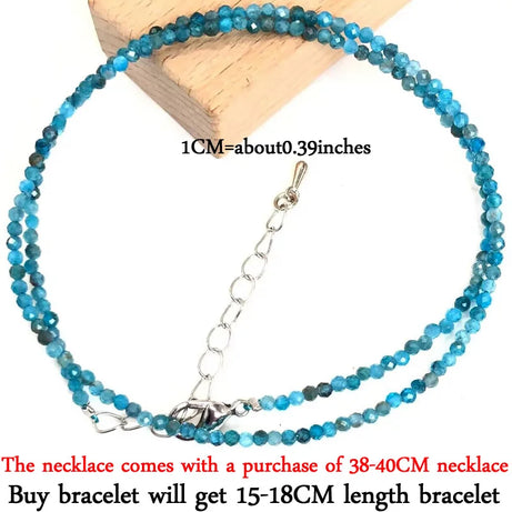 2mm Gemstone Beaded Necklace & Bracelet