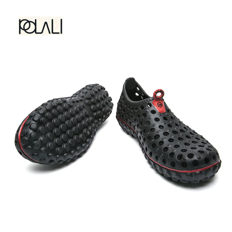 2023 Summer Beach Sandals Men Casual Shoes Brethable Flats Male Graden Clogs Slippers Slip On Fashion Loafers Light Big Size 45 - Charlie Dolly