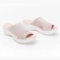 Women Open Toe Casual Slippers  Breathable Outdoor Beach Platform Sandals Plus Size Solid Color Wedges Shoes Sandalias - Charlie Dolly