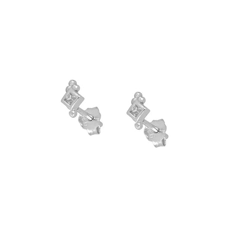 Gold Plated Hoop Stud Ear Cuff Earrings Set Jewelry