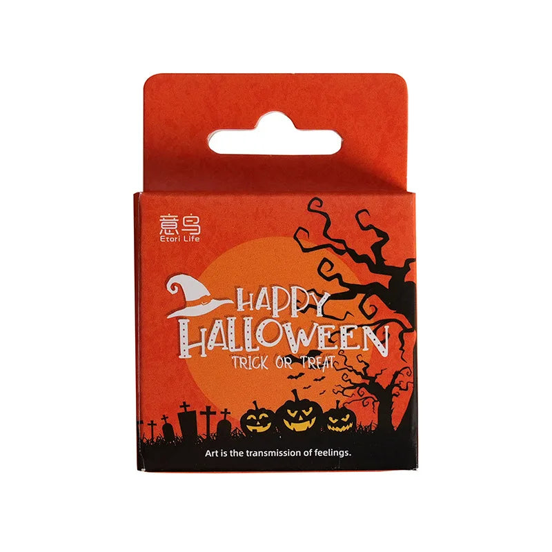46pcs Etori Life Halloween Sticker Pack DIY Material Decorative Stationery Album Diary Cup Notebook Mobile Phone Toy Scrapbook - Charlie Dolly