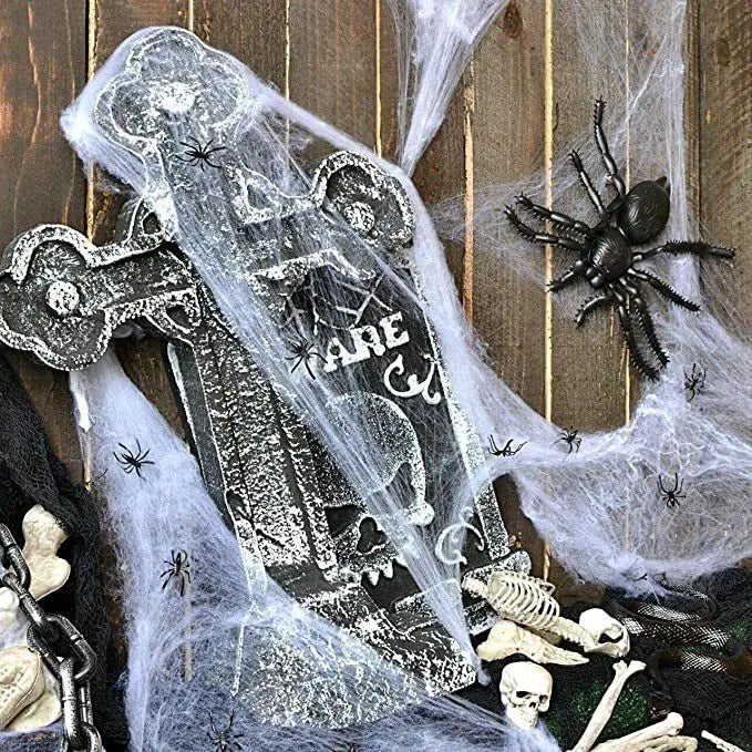 1pc Foam Skeleton Halloween Decorations for Home Grave Bat Party Supplies Halloween Accessories Horror House Props Rip Tombstone - Charlie Dolly