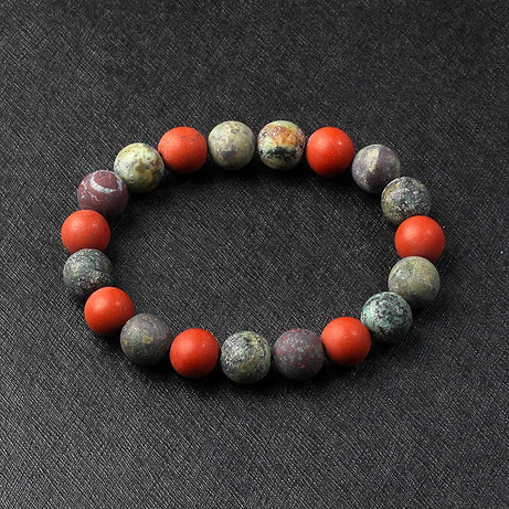 Nine Planets Solar System Beaded Bracelet, Natural Stone Galaxy Cosmic Talisman