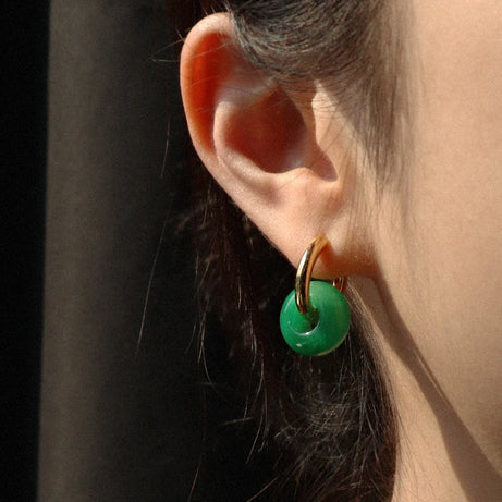 Turquoise Hoop Earrings