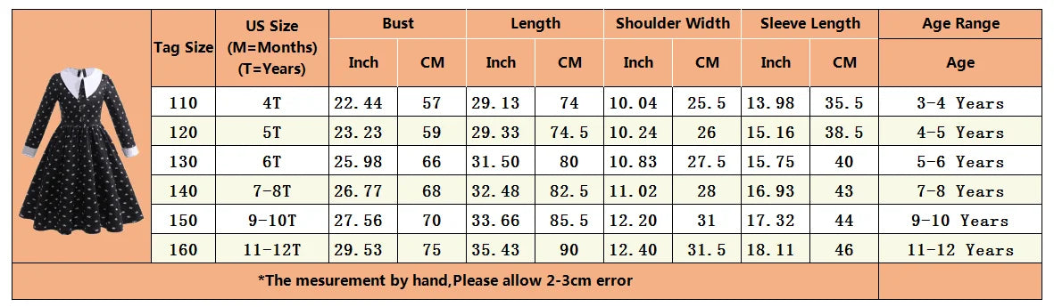 Wednesday Addams Costumes for Girls 2023 Movie Wednesday Mesh Dress Halloween Carnival  Gothic Winds Party Dress Up for 3-10 Yrs - Charlie Dolly