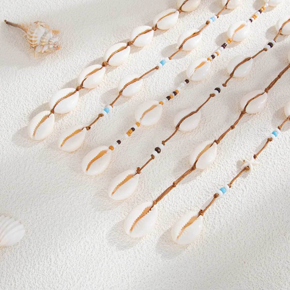 Festival Hair Extension Shell Bead Strands Waterproof Coating Boho Mermaid Core Dreadlock Jewelry for Braids