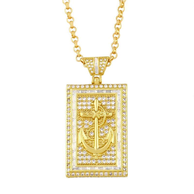 Andralyn New clavicle chain cross Virgin Mary pendant creative Tower necklace wholesale - Charlie Dolly